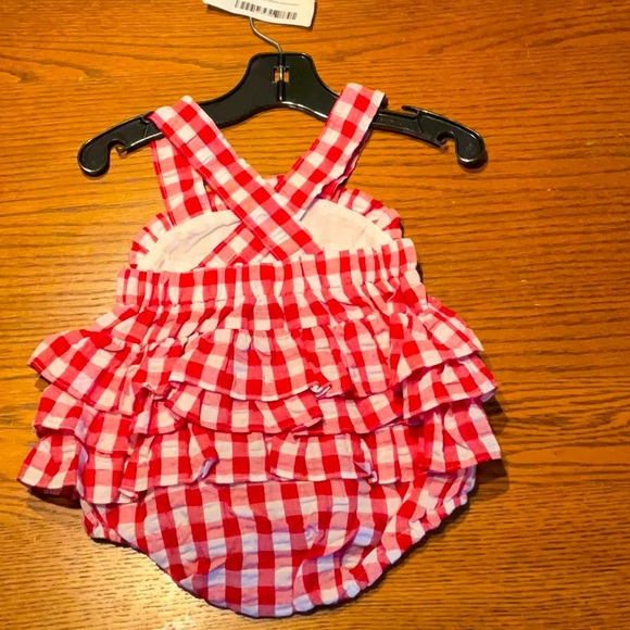 Honeydew brand - red gingham seersucker - New no tag - Picture 2 of 2